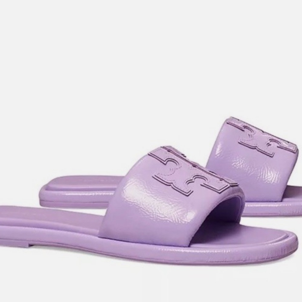 Tory Burch Purple Flats Elegant Loafers